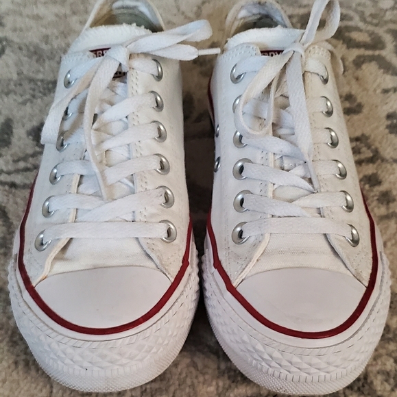 Converse Shoes - White Converse All Stars Low Top